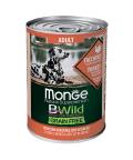 Консервы Monge BWild c индейкой, тыквой и кабачками 0,4 кг