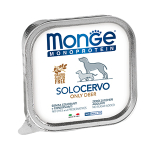 Monge. Dog Monoproteico Solo. Консервы для собак, паштет из оленины. 0,15 кг