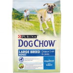 Dog Chow. Для собак крупных пород. Индейка. 2,5 кг