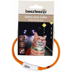 Beeztees. Ошейник для кошек светящийся с разъемом USB, оранжевый