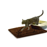 Дерти Дог Доормат. Коврик для кошек супервпитывающий, серый, размер М, 51х79 см