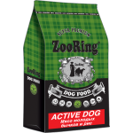 ZOORING Корм для активных собак Active Dog Мясо молодых бычков и рис 10 кг