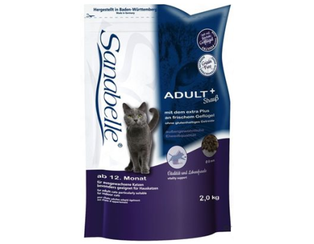 Bosch. SANABELLE. ADULT с мясом страуса. Полнорационный корм - рекомендован для кошек домашнего содержания. 2 кг