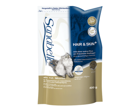 Bosch. SANABELLE. HAIR & SKIN. Полнорационный корм для взрослых кошек . 0,4 кг