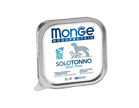 Monge. Dog Monoproteico Solo. Консервы для собак, паштет из тунца. 0,15 кг