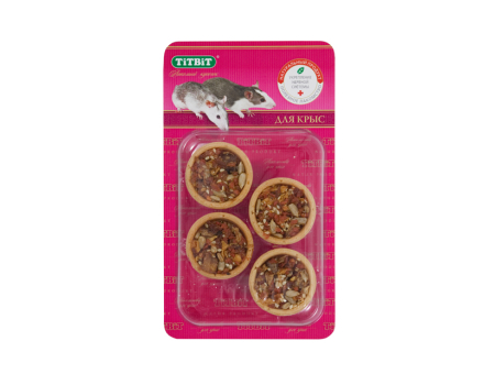 Titbit. Тарталетки с тыквой и кунжутом для крыс Б2-M