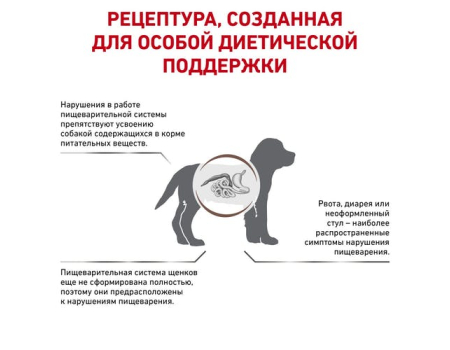 Роял Канин. Корм для щенков при нарушении пищеварения. Royal Canin Gastrointestinal Puppy 1 кг