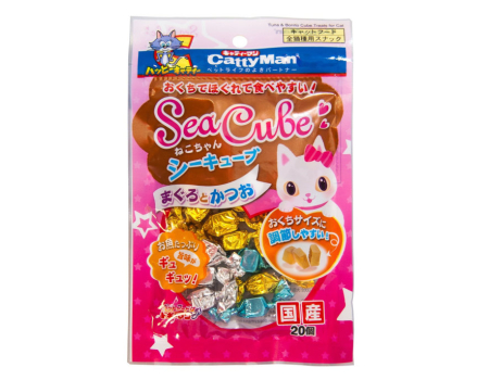 Морские кубики из желтоперого и японского тунца-бонито для кошек. 20 кубиков в упаковке 497655582005