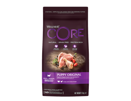 Wellness Core корм для щенков средних и мелких пород 1,5кг
