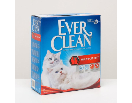 Ever Clean Multiple Cat Наполнитель комкующийся c ароматизатором 10л.