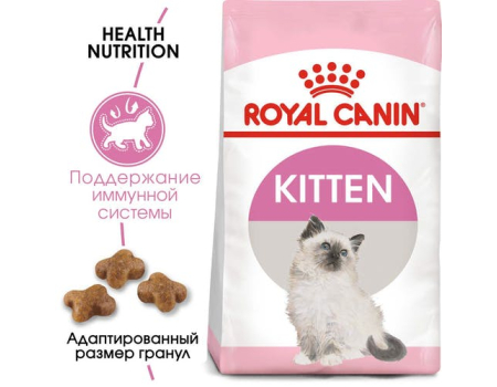 Роял Канин для котят от 4 до 12 месяцев. Royal Canin Kitten 2 кг